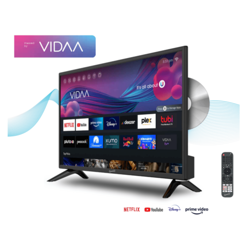 Supersonic Smart 24-inch VDAA DLED AC/DC Television with DVD Player & - Image 2