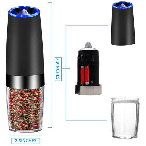 Electric Gravity Sensor Automatic Pepper Grinder Kitchen Tools - Image 8