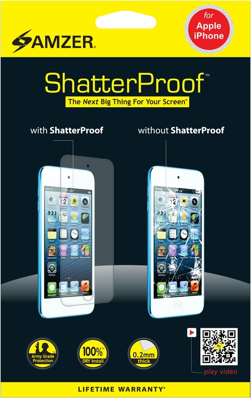 AMZER ShatterProof Screen Protector for iPhone 12 mini - Front