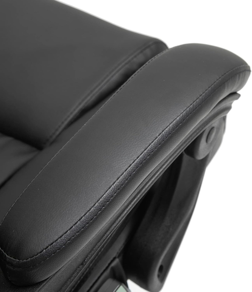 High Back Massage Office Chair With 6 Vibration Points And Footrest - Image 9