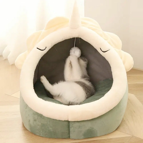 Adorable Dinosaur Pet House with Toy - Image 2