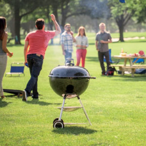 Weber Original Kettle 22 Inch Charcoal Grill With Classic Dome Design