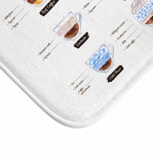 Coffee Time Drinks Bath Mat Home Accents - Image 3
