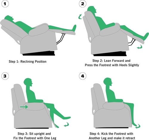 Swivel Rocker Recliner Chair Gray Fabric For Small Spaces - Image 8