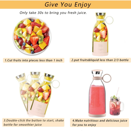 Portable On The Go Juicer Blender - Image 3