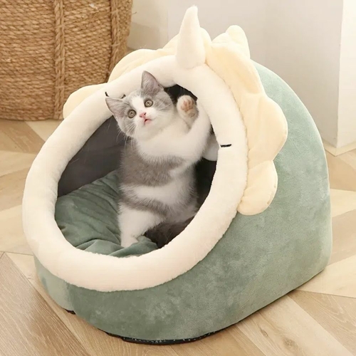 Adorable Dinosaur Pet House with Toy - Image 3