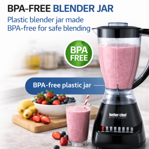 Better Chef 10-Speed 400W Plastic Jar Blender - Image 2