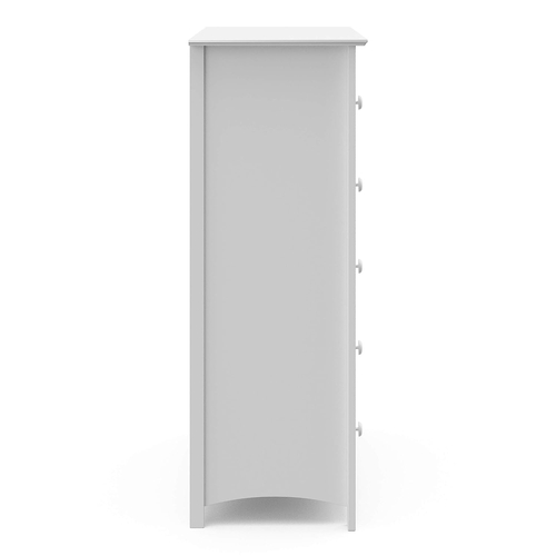 White Storkcraft Kenton 5 Drawer Dresser For Nursery - Image 6