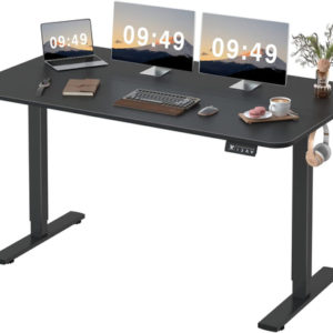 Electric Height Adjustable Standing Desk 55 X 24 Inches