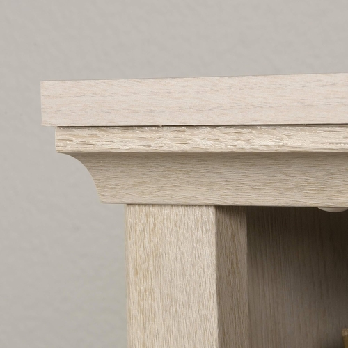 Three Shelf Bookcase Chalked Chestnut Finish With Adjustable Shelves - Image 5