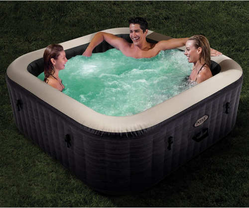 Greystone Deluxe 4 Person Inflatable Hot Tub With Wireless - Image 7