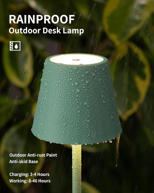 Two Pack Cordless LED Table Lamp 5000mAh Battery Portable Dimmable - Image 3