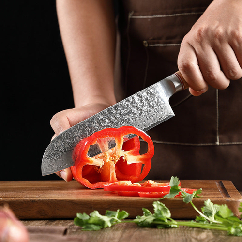 Damascus Steel Hand Kitchen Knife - Image 2