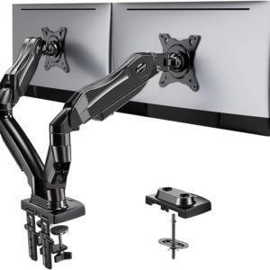 Dual Monitor Stand With 13 To 32 Inch VESA Desk Mount