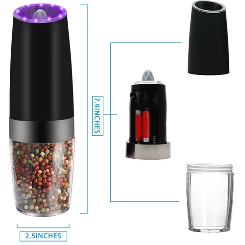 Electric Gravity Sensor Automatic Pepper Grinder Kitchen Tools - Image 5