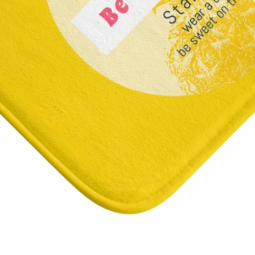 Be a Pineapple Positive Message Bath Mat - Image 3