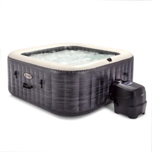 Greystone Deluxe 4 Person Inflatable Hot Tub With Wireless