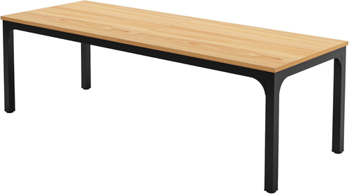 78 Inch Rustic Wood Dining Table For 6-8 People Rectangular - Image 6
