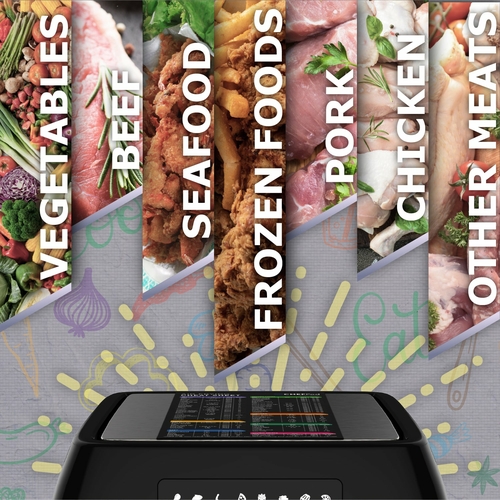 Air Fryer Magnetic Cheat Sheet Set Of 2, Air Fryer Accessories Cook - Image 3