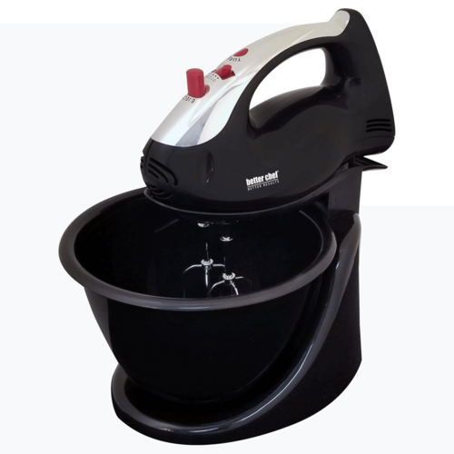 Better Chef 200 Watt Stand/Hand Mixer with Mixing Bowl - Image 2
