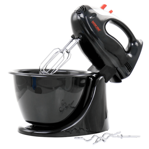 Better Chef 200 Watt Stand/Hand Mixer with Mixing Bowl - Image 3