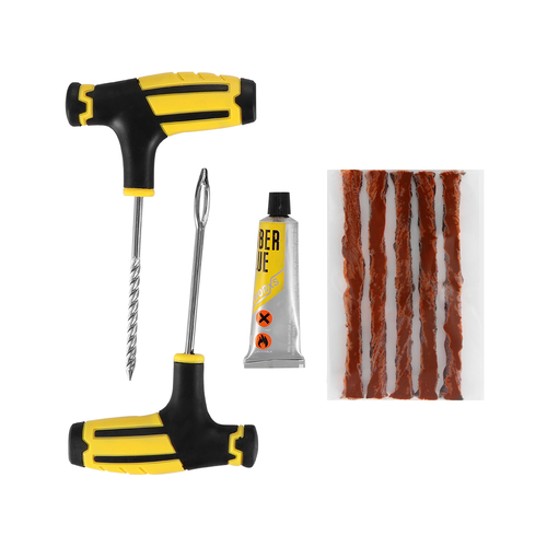Car Tubeless Tyre Puncture Plug Repair Tool Kit - Image 2