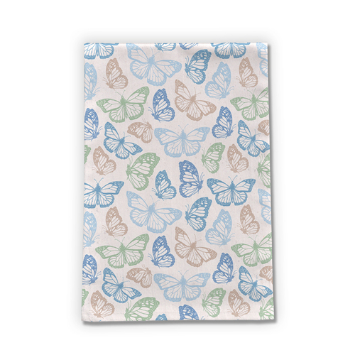 Blue Butterfly Tea Towel - Image 2