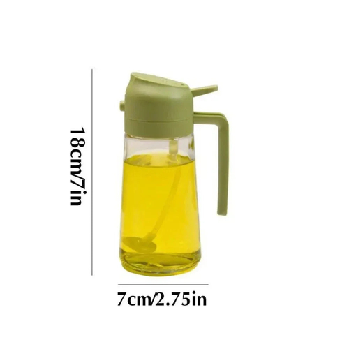 Dual Function Oil Spray and Pour Bottle - Image 6