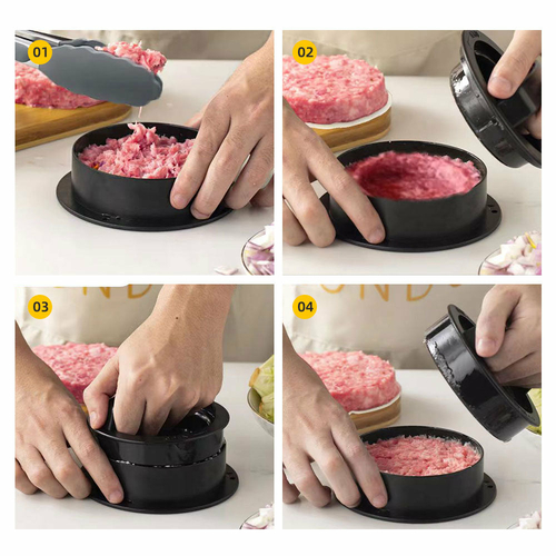 Round Hamburger Meat Press Maker - Image 3
