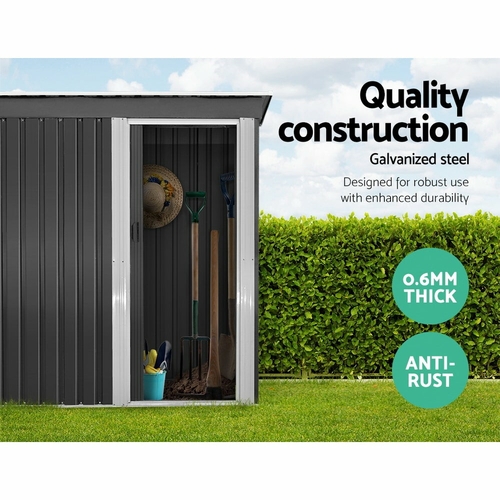 Giantz Garden Shed Outdoor Storage Sheds Tool Workshop 1.62x0.86M - Image 5