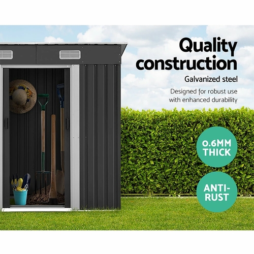 Giantz Garden Shed Outdoor Storage Sheds Tool Workshop 1.94x1.21M - Image 5