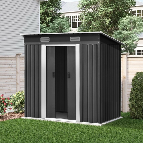 Giantz Garden Shed Outdoor Storage Sheds Tool Workshop 1.94x1.21M - Image 8