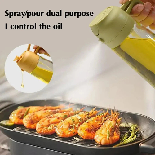 Dual Function Oil Spray and Pour Bottle - Image 2