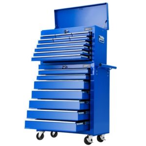Giantz 17 Drawers Tool Box Trolley Chest Cabinet Cart Garage Mechanic