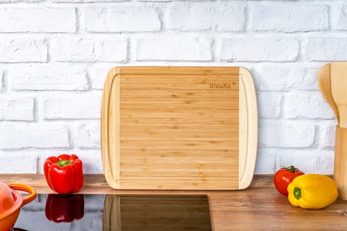 Large Wood Cutting Board for Kitchen 14x11" - Bamboo Chopping Board - Image 9