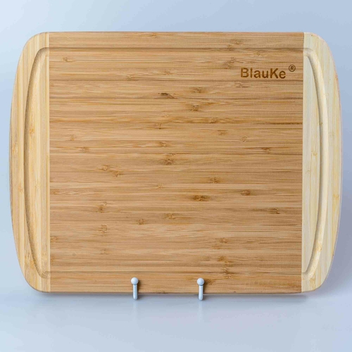 Large Wood Cutting Board for Kitchen 14x11" - Bamboo Chopping Board - Image 11