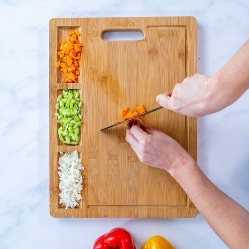Extra Large Bamboo Cutting Board - 17x12.5 inch Wood Cutting Board - Image 8
