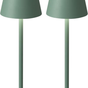 Two Pack Cordless LED Table Lamp 5000mAh Battery Portable Dimmable