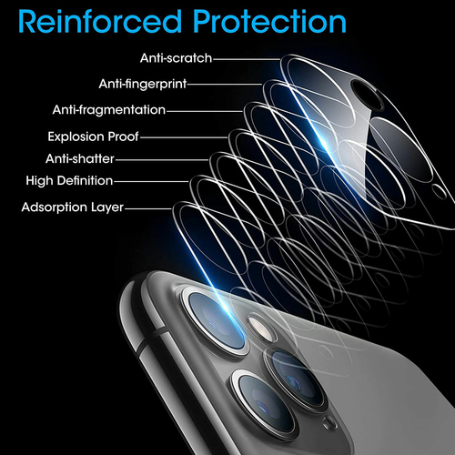Camera Lens HD Tempered Glass Protector for iPhone 12 Pro Max 6.7 - Image 6