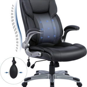 Ergonomic High Back Office Chair With Flip Up Arms