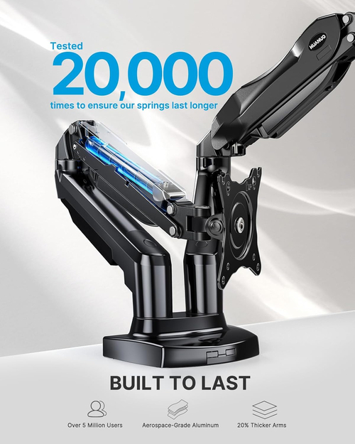 Dual Monitor Stand With 13 To 32 Inch VESA Desk Mount - Image 5