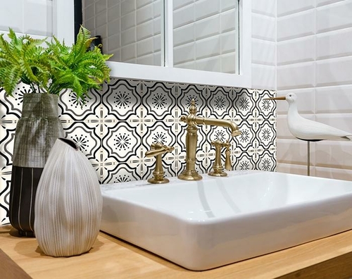 3 SETS OF 24 PCS FOR SPECIAL PRICE! Decorative Tile stickers Peel & - Image 7