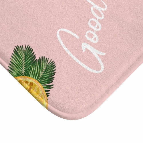 Good Vibes Lemon Bath Mat - Image 3