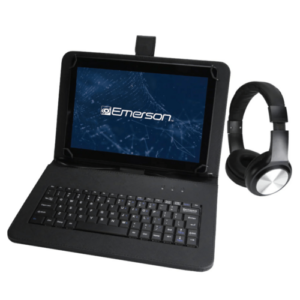 Emerson 10.1" Tablet Combo with Headphones Black - Refurbished