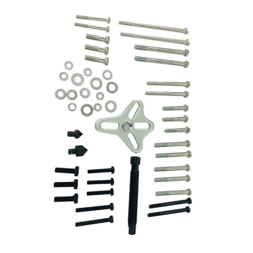 46pcs Bearing Puller Harmonic Balancer Steering Wheel Removal Set - Image 3
