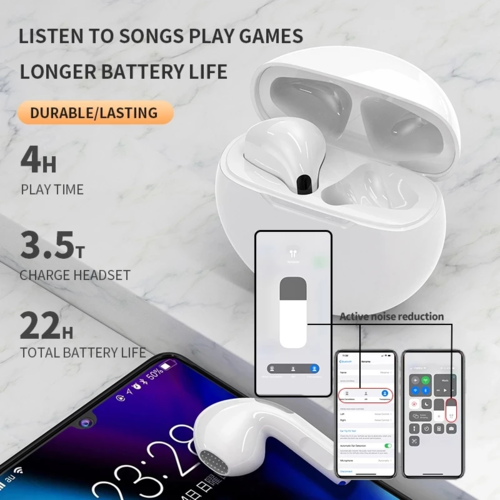 TWS Wireless Headphones With Mic For Apple iPhone Huawei - Image 2