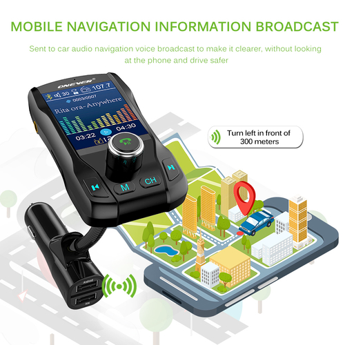 Bluetooth FM Transmitter for Car Bluetooth V3.0 - Image 4