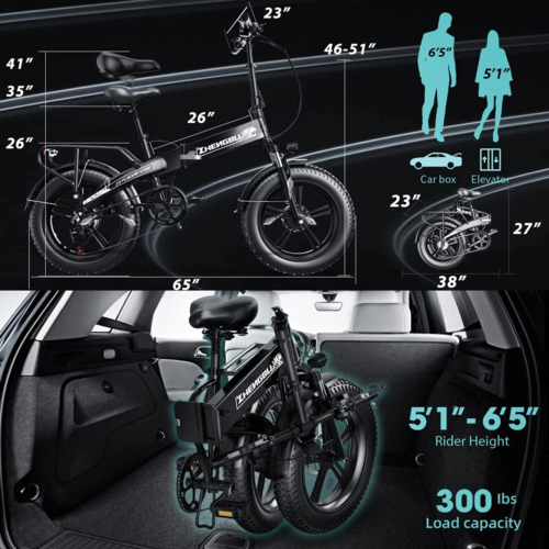 Electric Bike 750W Motor Fat Tire Ebike with Samsung 48V Battery - Image 5