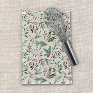 Winter Berry Tea Towel