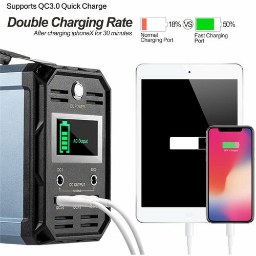 FlashFish 300W Solar Generator 60000mAh Portable Power Station - Image 3